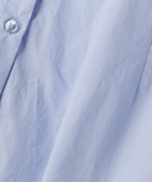 FREE'S MART(フリーズマート)の「ウエストシェイプミドル丈シャツ(シャツ/ブラウス・レディース・サックスブルー/ホワイト・FREE)」の6枚目の写真