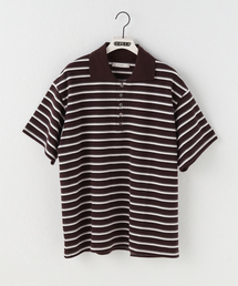 別注 JieDa BORDER KANOKO POLO S/S ポロシャツ 76613387b_14_d_215.jpg