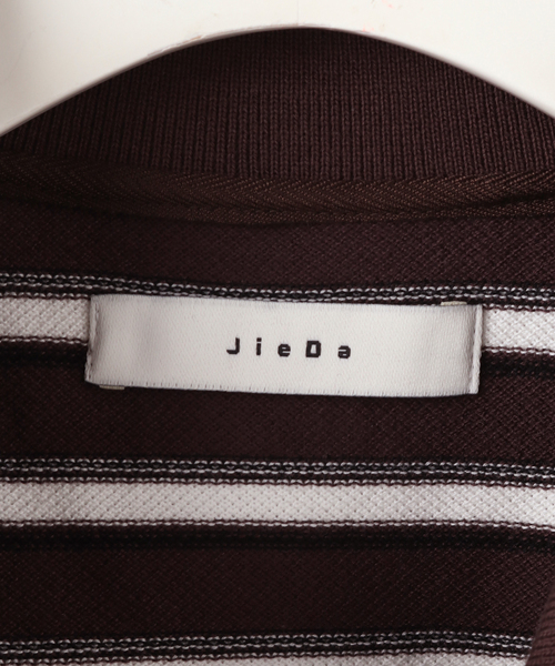 Jieda（ジエダ）の「【JIEDA / ジエダ】BORDER KANOKO ポロ SS（ポロシャツ・メンズ・ブラウン・1）」の10枚目の写真