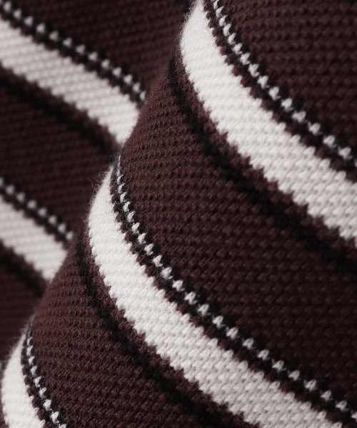 Jieda（ジエダ）の「【JIEDA / ジエダ】BORDER KANOKO ポロ SS（ポロシャツ・メンズ・ブラウン・1）」の12枚目の写真