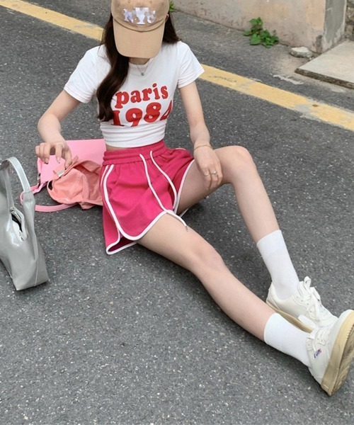 セール】韓国ショートパンツ レディース スポーツ（スウェット
