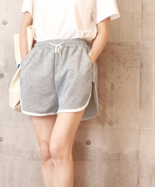 Miniministore(ミニミニストア)の「韓国ショートパンツ レディース スポーツ(スウェットパンツ・レディース・ブラック/ホワイト/グレー/フューシャピンク・FREE)」の15枚目の写真
