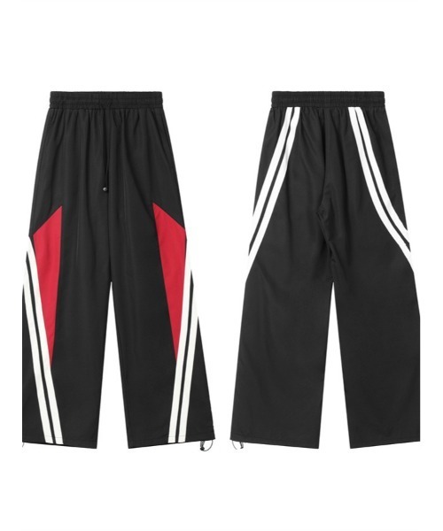B'day(ビーデイ)の「【 B'day / ビーデー 】パラシュートサイドライン切替裾ドローコードパンツ(その他パンツ・レディース・ブラック・MEDIUM/LARGE/X-LARGE)」の5枚目の写真