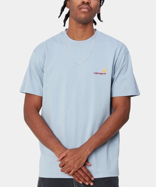 【carhartt】\"S/S\"コットン製Script 刺繍ロゴ付Tシャツ 半袖/2色 Carhartt WIP カーハート S/S Script Embroidery T-Shirt