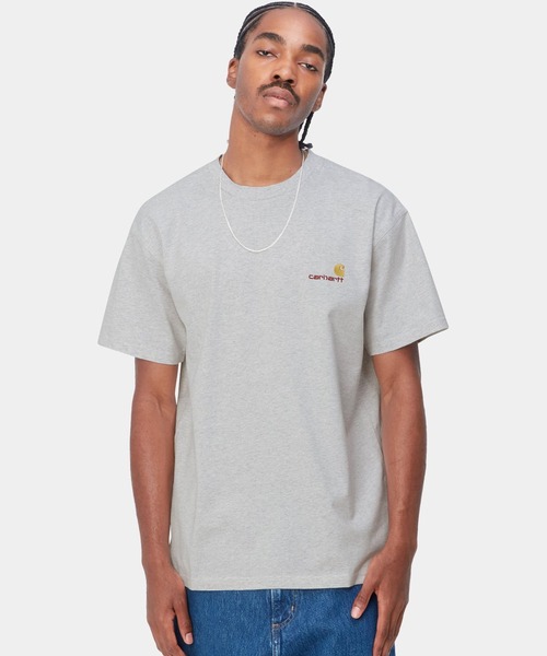 Carhartt WIP（カーハートダブリューアイピー）の「Carhartt WIP/カーハートダブリューアイピー S/S AMERICAN SCRIPTT-SHIRT 半袖Ｔシャツ I029956（Tシャツ/カットソー・メンズ・ブラック/ヘザーグレー/ライトブルー/ベージュ/ホワイト/ブラウン・XL/M/S/L）」の21枚目の写真