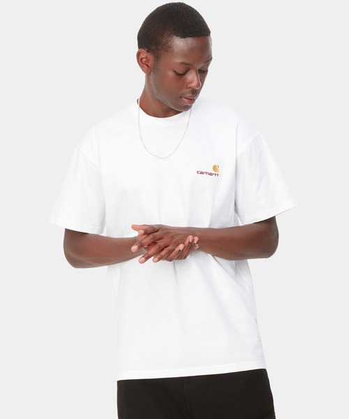 Carhartt WIP（カーハートダブリューアイピー）の「Carhartt WIP/カーハートダブリューアイピー S/S AMERICAN SCRIPTT-SHIRT 半袖Ｔシャツ I029956（Tシャツ/カットソー・メンズ・ブラック/ヘザーグレー/ライトブルー/ベージュ/ホワイト/ブラウン・XL/M/S/L）」の11枚目の写真