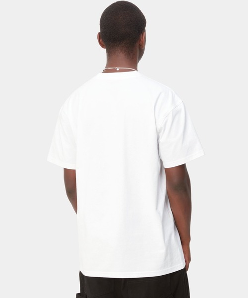 Carhartt WIP（カーハートダブリューアイピー）の「Carhartt WIP/カーハートダブリューアイピー S/S AMERICAN SCRIPTT-SHIRT 半袖Ｔシャツ I029956（Tシャツ/カットソー・メンズ・ブラック/ヘザーグレー/ライトブルー/ベージュ/ホワイト/ブラウン・XL/M/S/L）」の12枚目の写真