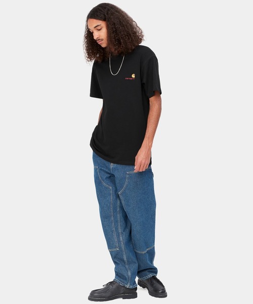 Carhartt WIP（カーハートダブリューアイピー）の「Carhartt WIP/カーハートダブリューアイピー S/S AMERICAN SCRIPTT-SHIRT 半袖Ｔシャツ I029956（Tシャツ/カットソー・メンズ・ブラック/ヘザーグレー/ライトブルー/ベージュ/ホワイト/ブラウン・XL/M/S/L）」の18枚目の写真