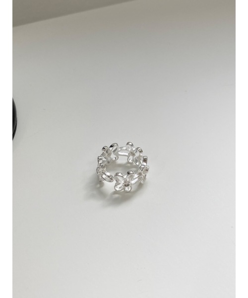 JUMELLE(ジュメロ)の「flower shape ring(リング・レディース・シルバー・FREE)」の16枚目の写真