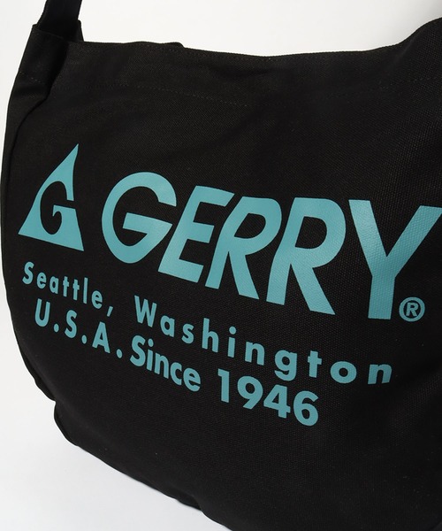 GERRY(ジェリー)の「【GERRY/ジェリー】ニュースペーパー キャンバス ロゴ ショルダーバッグ(ショルダーバッグ・メンズ・アイボリー/ブラック・FREE)」の9枚目の写真