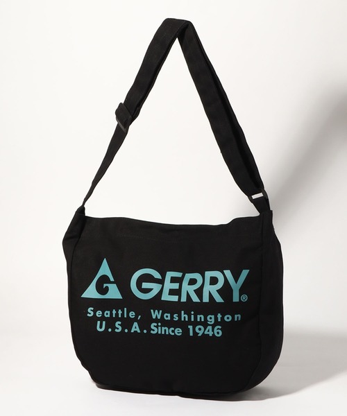 GERRY(ジェリー)の「【GERRY/ジェリー】ニュースペーパー キャンバス ロゴ ショルダーバッグ(ショルダーバッグ・メンズ・アイボリー/ブラック・FREE)」の7枚目の写真