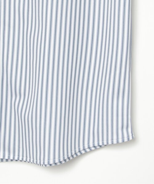 ikka（イッカ）の「7分袖イージーケアバンドカラーシャツ（シャツ/ブラウス・メンズ・ネイビー/ホワイト・S/M/L/XL）」の14枚目の写真