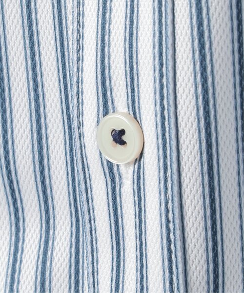 ikka（イッカ）の「7分袖イージーケアバンドカラーシャツ（シャツ/ブラウス・メンズ・ネイビー/ホワイト・S/M/L/XL）」の15枚目の写真