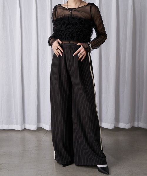 RAY CASSIN（レイカズン）の「チュールビスチェ（チューブトップ・レディース・ブラック/グレー/ホワイト・FREE）」の16枚目の写真