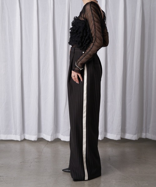 RAY CASSIN（レイカズン）の「チュールビスチェ（チューブトップ・レディース・ブラック/グレー/ホワイト・FREE）」の18枚目の写真