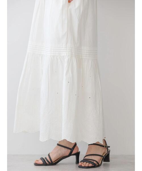AMERICAN HOLIC(アメリカンホリック)の「インドCottonスカラップ刺繍スカート(スカート・レディース・ブラック/オフホワイト・M/L)」の14枚目の写真