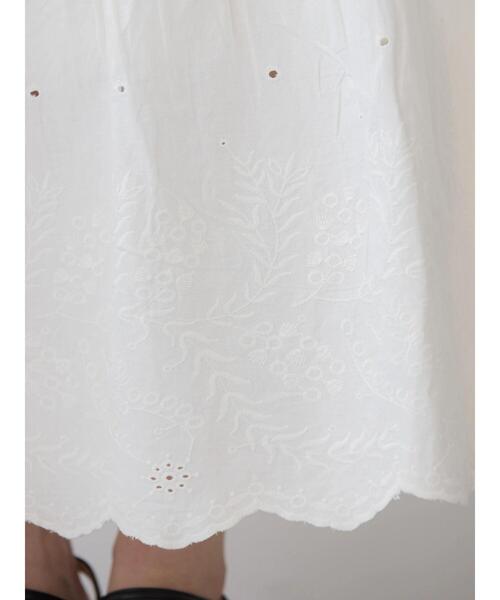 AMERICAN HOLIC(アメリカンホリック)の「インドCottonスカラップ刺繍スカート(スカート・レディース・ブラック/オフホワイト・M/L)」の16枚目の写真