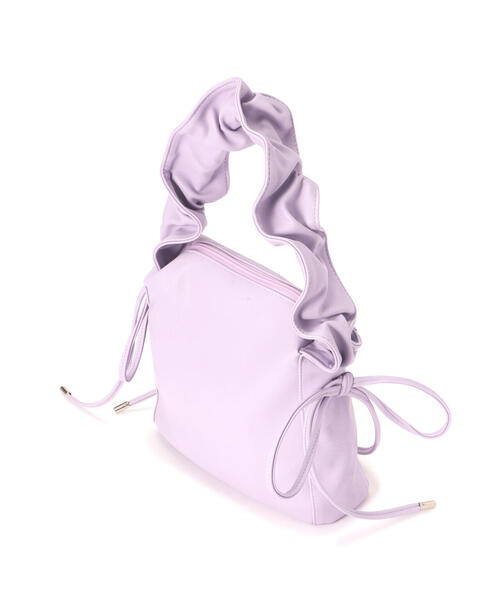 FREE'S MART（フリーズマート）の「◆フリルショルダーバッグ（ショルダーバッグ・レディース・ブラック/パープル・ﾌﾘ-）」の13枚目の写真