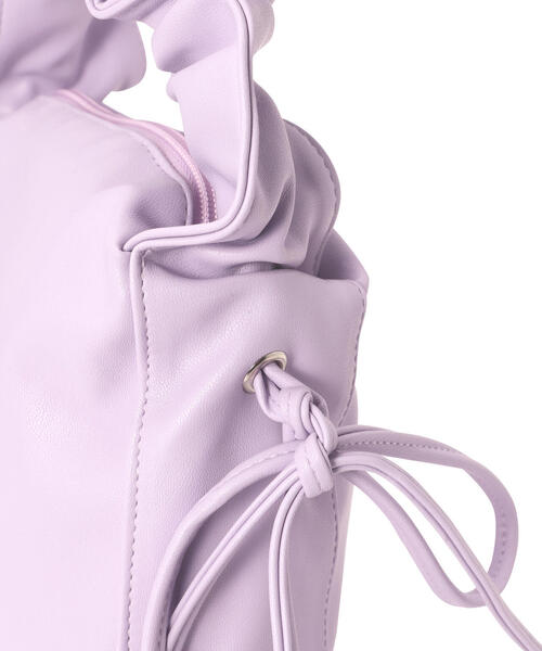 FREE'S MART（フリーズマート）の「◆フリルショルダーバッグ（ショルダーバッグ・レディース・ブラック/パープル・ﾌﾘ-）」の15枚目の写真