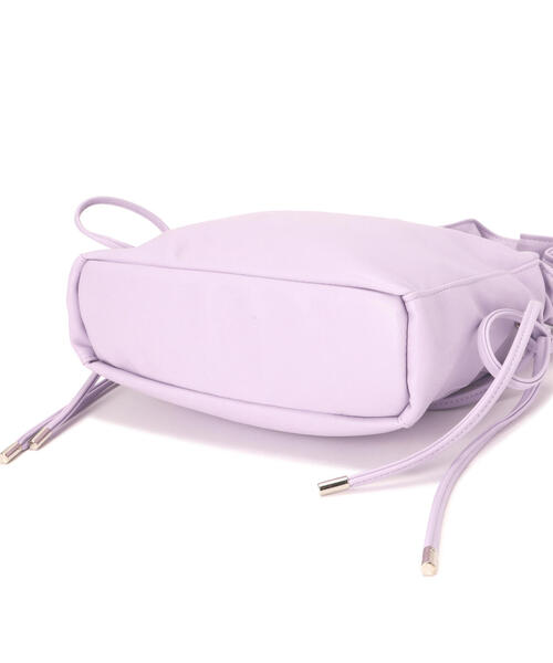 FREE'S MART（フリーズマート）の「◆フリルショルダーバッグ（ショルダーバッグ・レディース・ブラック/パープル・ﾌﾘ-）」の18枚目の写真