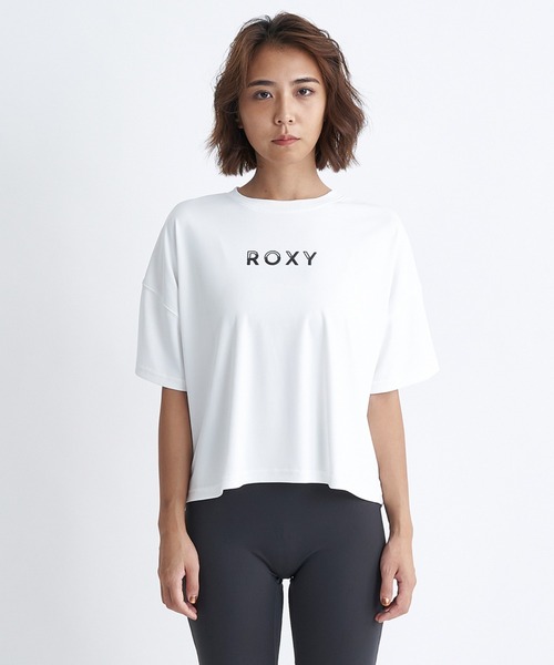 ROXY(ロキシー)の「BE ACTIVE/ロキシー水陸両用速乾UVカット冷感半袖Tシャツ(Tシャツ/カットソー・レディース・ピンク/ホワイト/ブラック・LARGE/MEDIUM/SMALL)」の4枚目の写真