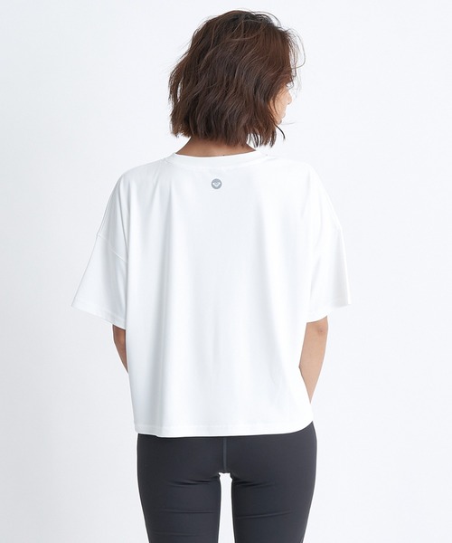 ROXY(ロキシー)の「BE ACTIVE/ロキシー水陸両用速乾UVカット冷感半袖Tシャツ(Tシャツ/カットソー・レディース・ピンク/ホワイト/ブラック・LARGE/MEDIUM/SMALL)」の5枚目の写真
