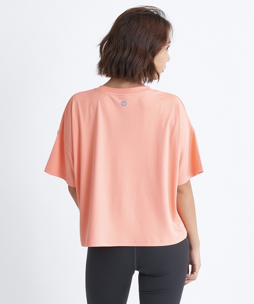 ROXY(ロキシー)の「BE ACTIVE/ロキシー水陸両用速乾UVカット冷感半袖Tシャツ(Tシャツ/カットソー・レディース・ピンク/ホワイト/ブラック・LARGE/MEDIUM/SMALL)」の8枚目の写真