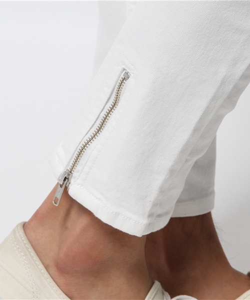 WEGO（ウィゴー）の「WEGO/ドロップクロッチZIPスキニーパンツ（デニムパンツ・メンズ・ブラック/ホワイト・LARGE/MEDIUM）」の13枚目の写真