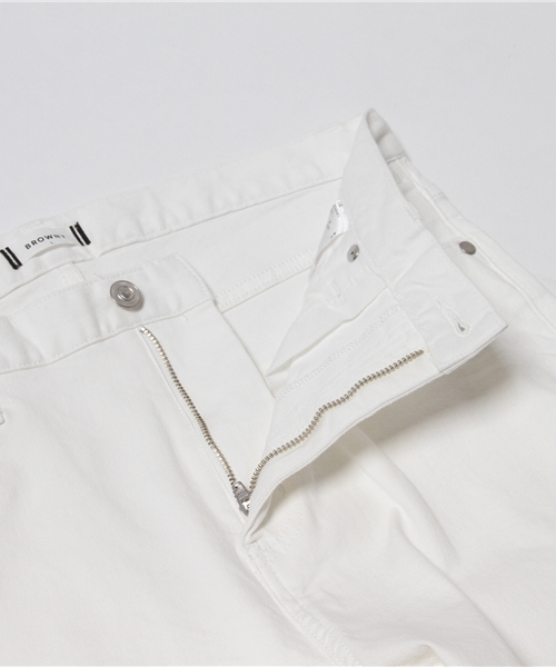 WEGO（ウィゴー）の「WEGO/ドロップクロッチZIPスキニーパンツ（デニムパンツ・メンズ・ブラック/ホワイト・LARGE/MEDIUM）」の5枚目の写真