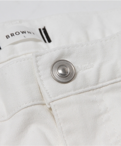 WEGO（ウィゴー）の「WEGO/ドロップクロッチZIPスキニーパンツ（デニムパンツ・メンズ・ブラック/ホワイト・LARGE/MEDIUM）」の6枚目の写真