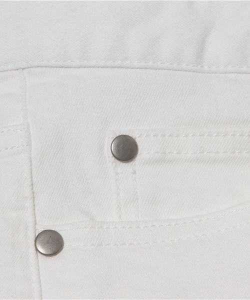 WEGO（ウィゴー）の「WEGO/ドロップクロッチZIPスキニーパンツ（デニムパンツ・メンズ・ブラック/ホワイト・LARGE/MEDIUM）」の7枚目の写真