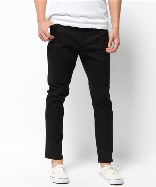 WEGO（ウィゴー）の「WEGO/ドロップクロッチZIPスキニーパンツ（デニムパンツ・メンズ・ブラック/ホワイト・LARGE/MEDIUM）」の15枚目の写真