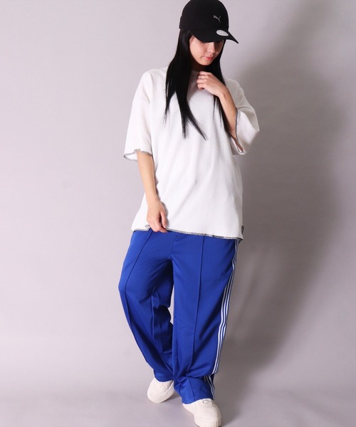 UNIVERSAL OVERALL(ユニバーサルオーバーオール)の「(LG)【UNIVERSAL OVERALL】【パックT】ルーズフィット ワッフル Tシャツ(Tシャツ/カットソー・メンズ・ホワイト系1/ホワイト系2/ブラック系2/ブラック系/ホワイト/ブラック系1・MEDIUM/LARGE/X-LARGE)」の21枚目の写真