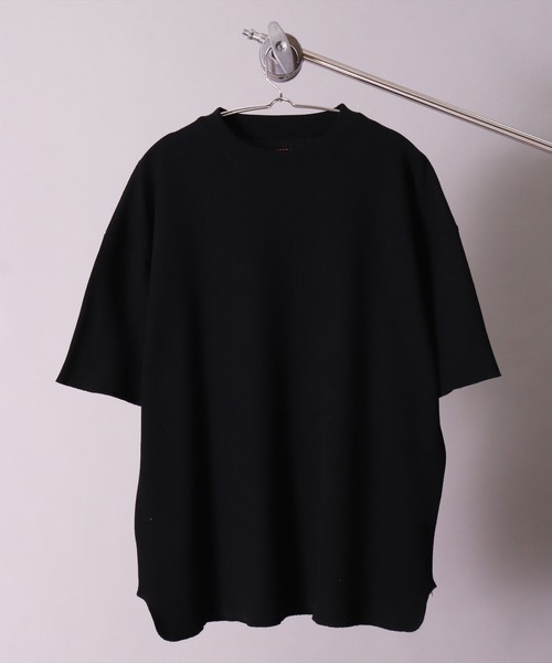 UNIVERSAL OVERALL(ユニバーサルオーバーオール)の「(LG)【UNIVERSAL OVERALL】【パックT】ルーズフィット ワッフル Tシャツ(Tシャツ/カットソー・メンズ・ホワイト系1/ホワイト系2/ブラック系2/ブラック系/ホワイト/ブラック系1・MEDIUM/LARGE/X-LARGE)」の9枚目の写真