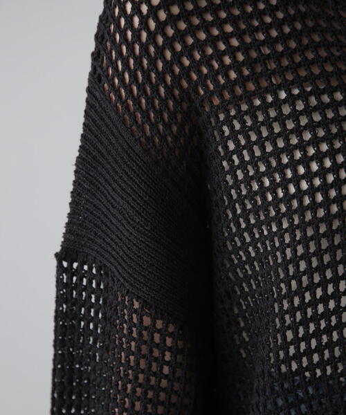FREE'S MART（フリーズマート）の「◆前後2WAYメッシュニットカーディガン（カーディガン/ボレロ・レディース・ベージュ/ブルー/ブラック・FREE）」の15枚目の写真