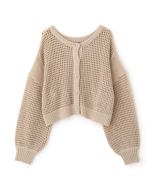 FREE'S MART（フリーズマート）の「◆前後2WAYメッシュニットカーディガン（カーディガン/ボレロ・レディース・ベージュ/ブルー/ブラック・FREE）」の16枚目の写真