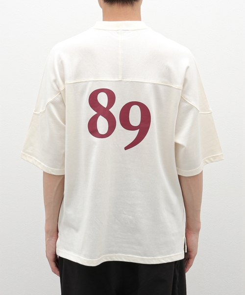 B.C STOCK(ベーセーストック)の「R/CフットボールTシャツ(Tシャツ/カットソー・メンズ・ボルドー/グリーン/ホワイト・LARGE/MEDIUM)」の20枚目の写真