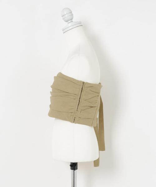 LAATO(ラート)の「belt bare top(Tシャツ/カットソー・レディース・ブラウン/ライトブラウン・FREE)」の4枚目の写真