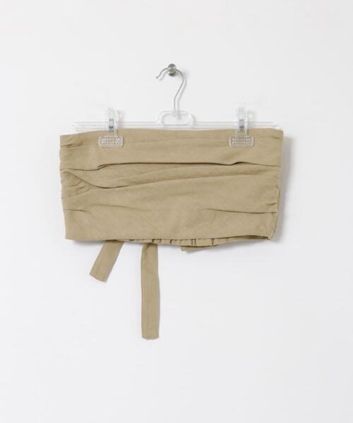 LAATO(ラート)の「belt bare top(Tシャツ/カットソー・レディース・ブラウン/ライトブラウン・FREE)」の6枚目の写真