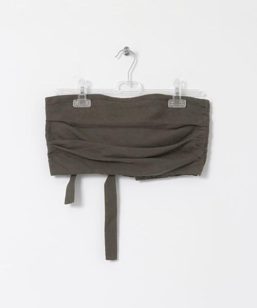 LAATO(ラート)の「belt bare top(Tシャツ/カットソー・レディース・ブラウン/ライトブラウン・FREE)」の12枚目の写真