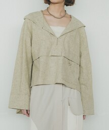 【完売間近】ネップツイードフーディシャツ