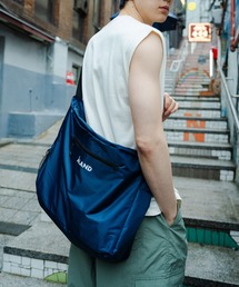 【UNISEX】ALAND／ナイロンショルダーBAG（折りたたみ可能）