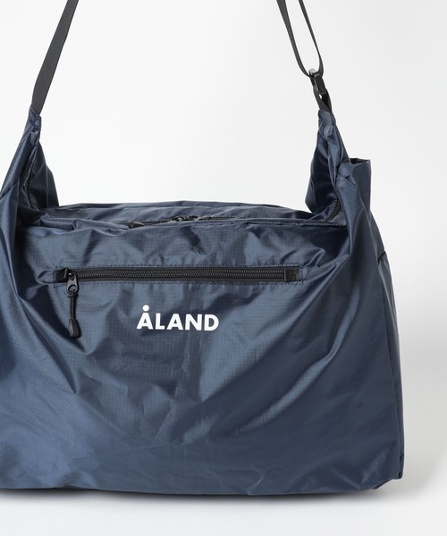 ALAND（エーランド）の「【UNISEX】ALAND／ナイロンショルダーBAG（折りたたみ可能）（ショルダーバッグ・レディース・ライトグリーン/ネイビー/ブラック・FREE）」の16枚目の写真