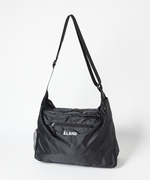 ALAND（エーランド）の「【UNISEX】ALAND／ナイロンショルダーBAG（折りたたみ可能）（ショルダーバッグ・レディース・ライトグリーン/ネイビー/ブラック・FREE）」の22枚目の写真