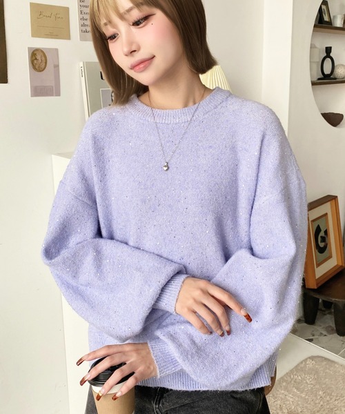 moment+（モーメントプラス）の「6G もちもちスパンコールボリューム