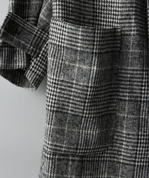 HARE（ハレ）の「ノーカラーガウンコート(HARE)（その他アウター・レディース・グレー/ベージュ/ブラック・FREE）」の7枚目の写真