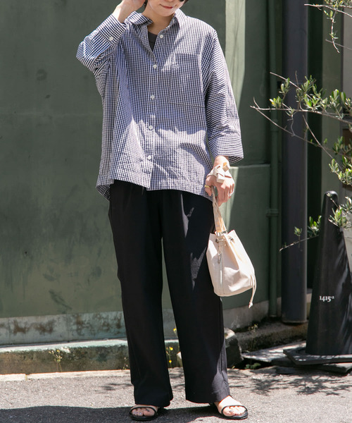 FORK&SPOON（フォークアンドスプーン）の「『イージーケア』FORK&SPOON　撥水アクティブパンツ（その他パンツ・レディース・ブラック/カーキ・1/2）」の13枚目の写真