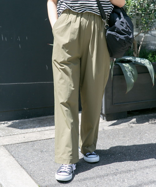 FORK&SPOON（フォークアンドスプーン）の「『イージーケア』FORK&SPOON　撥水アクティブパンツ（その他パンツ・レディース・ブラック/カーキ・1/2）」の14枚目の写真