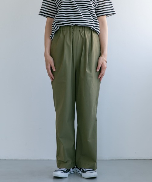 FORK&SPOON（フォークアンドスプーン）の「『イージーケア』FORK&SPOON　撥水アクティブパンツ（その他パンツ・レディース・ブラック/カーキ・1/2）」の19枚目の写真