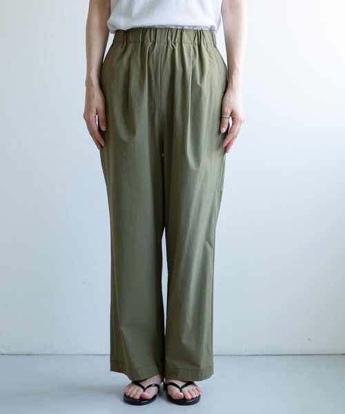 FORK&SPOON（フォークアンドスプーン）の「『イージーケア』FORK&SPOON　撥水アクティブパンツ（その他パンツ・レディース・ブラック/カーキ・1/2）」の20枚目の写真